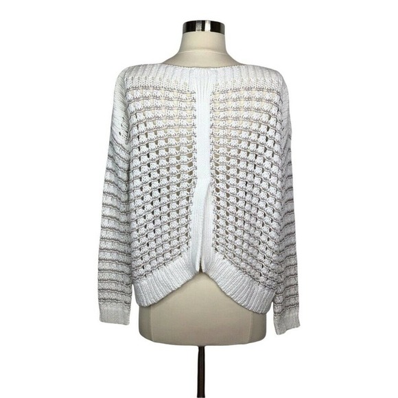 Theory Hadassa Arven Crochet Pullover Sweater - Picture 5 of 10